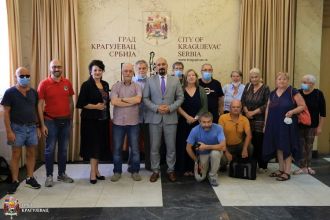 Пријем за делегацију НВО ''Мир сада'' из Италије