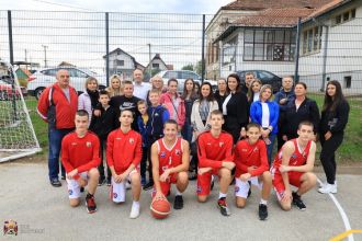 Реконструисан отворени терен за мале спортове у Баљковцу