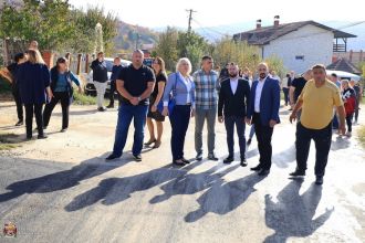 Асфалтирана улица Животе Николића у Ждраљици